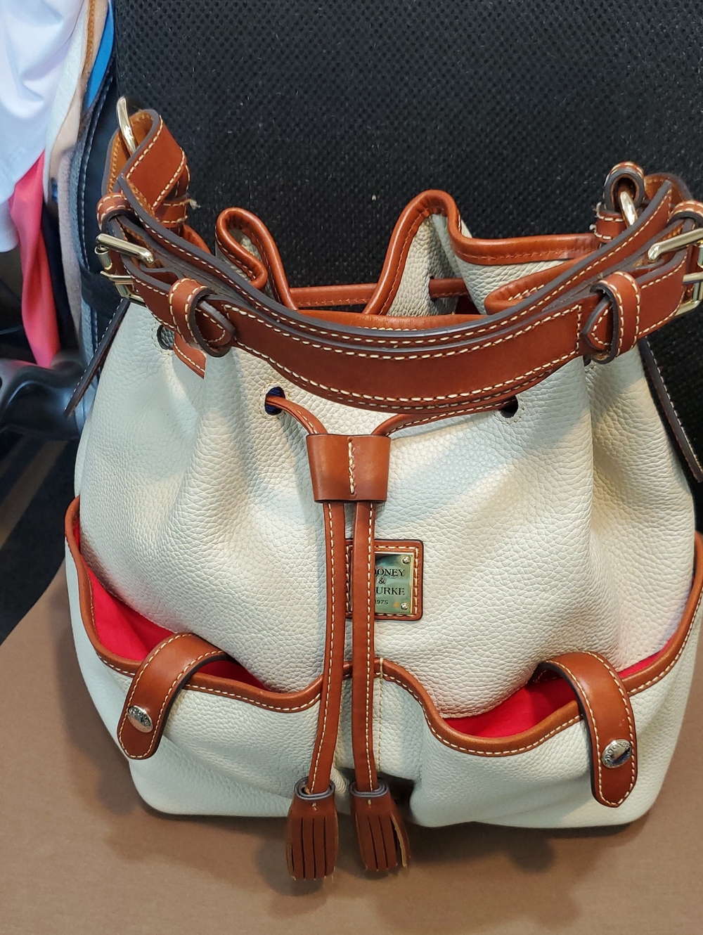 Dooney Pebble Pocket Drawstring - Picture 2 of 11